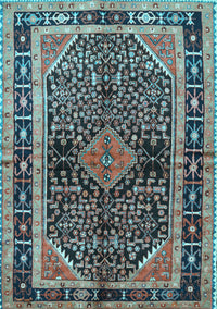 Persian Light Blue Traditional Rug, tr391lblu