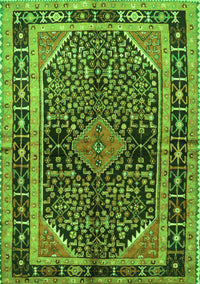 Persian Green Traditional Rug, tr391grn