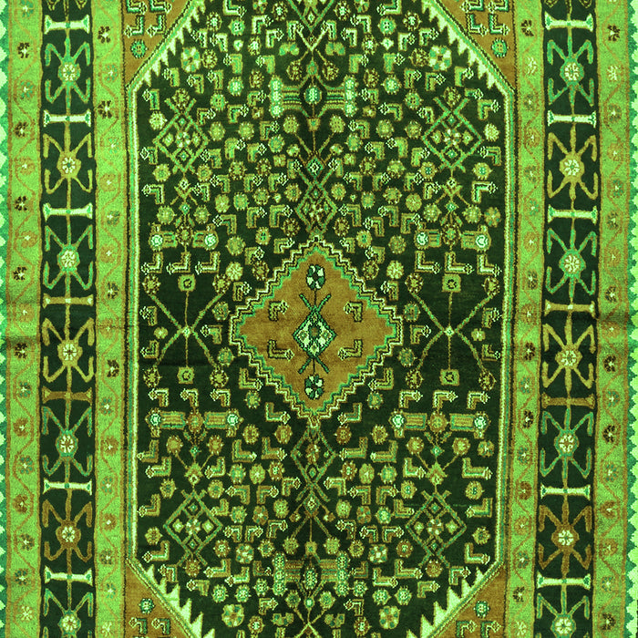 Persian Green Traditional Rug, tr391grn