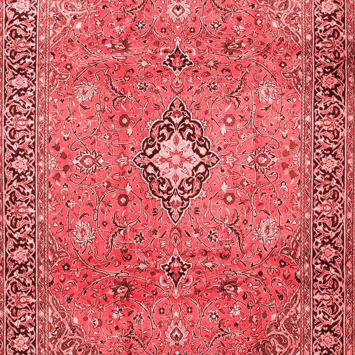 Machine Washable Persian Red Traditional Rug, wshtr3920red