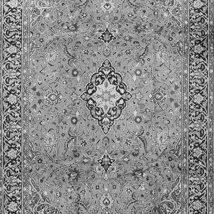 Serging Thickness of Machine Washable Persian Gray Traditional Rug, wshtr3920gry
