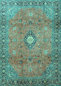 Persian Turquoise Traditional Rug, tr3920turq