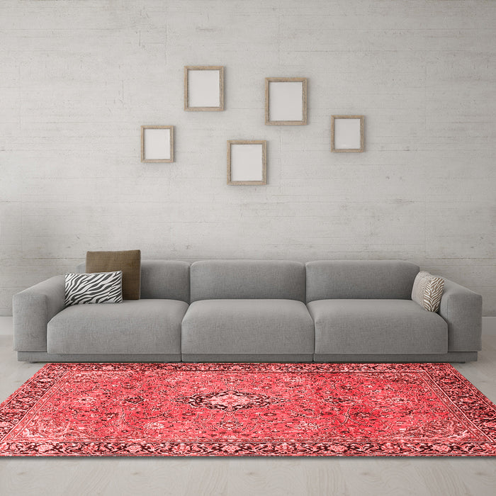 Traditional Red Washable Rugs