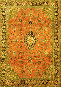 Persian Yellow Traditional Rug, tr3920yw