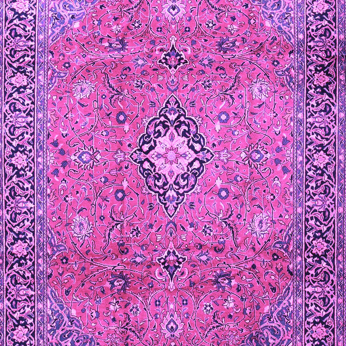 Machine Washable Persian Purple Traditional Area Rugs, wshtr3920pur