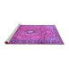 Sideview of Machine Washable Persian Purple Traditional Area Rugs, wshtr3920pur