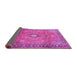 Sideview of Persian Pink Traditional Rug, tr3920pnk