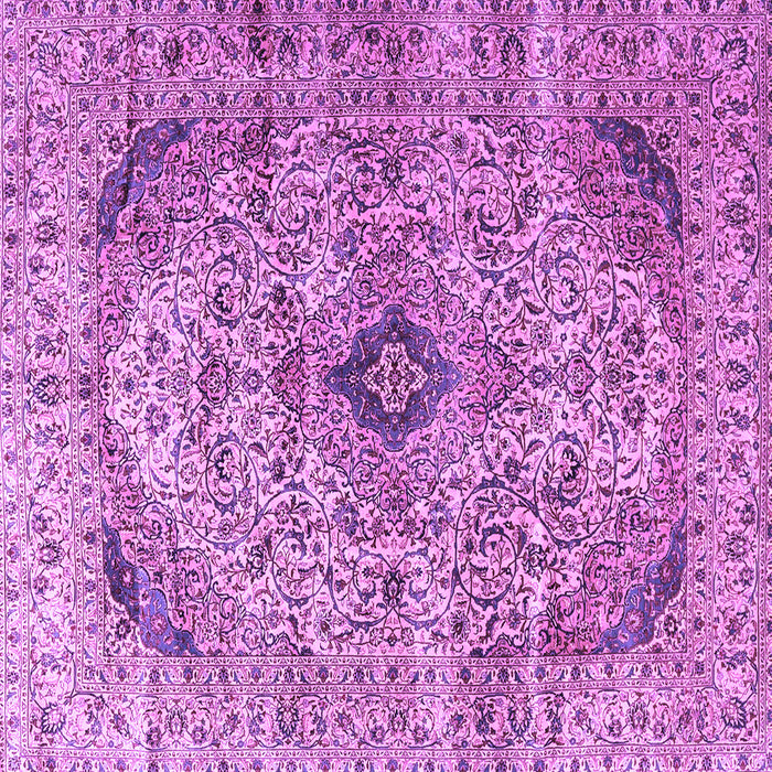 Square Persian Purple Traditional Rug, tr3921pur