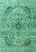 Persian Turquoise Traditional Rug, tr3921turq