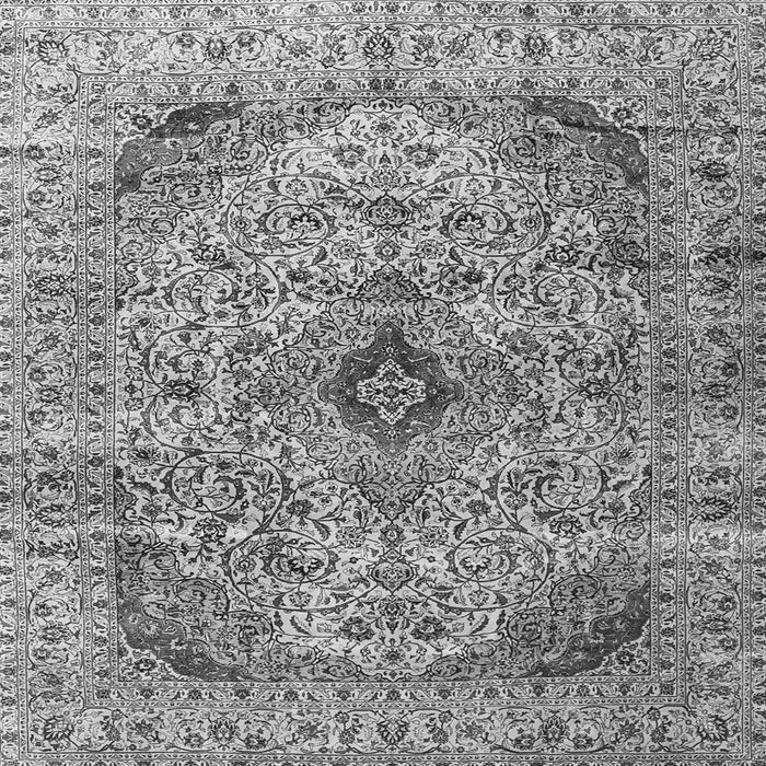 Serging Thickness of Persian Gray Traditional Rug, tr3921gry