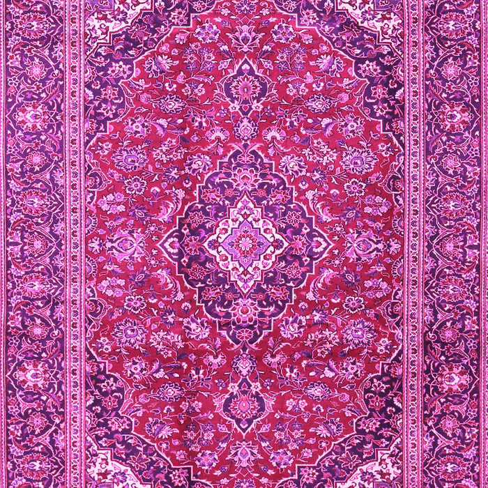 Machine Washable Persian Pink Traditional Rug, wshtr3922pnk