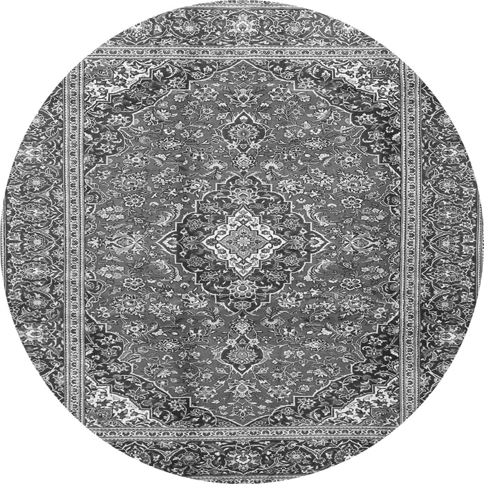 Square Persian Gray Traditional Rug, tr3922gry