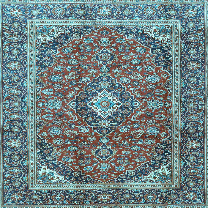 Square Persian Light Blue Traditional Rug, tr3922lblu