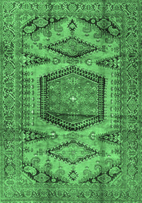 Persian Emerald Green Traditional Rug, tr3923emgrn