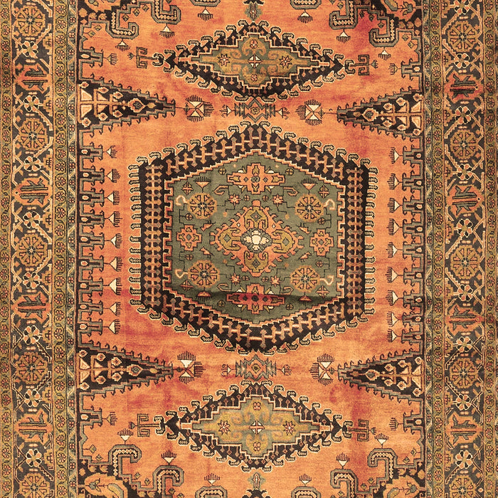 Machine Washable Persian Brown Traditional Rug, wshtr3923brn