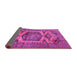 Sideview of Persian Pink Traditional Rug, tr3923pnk
