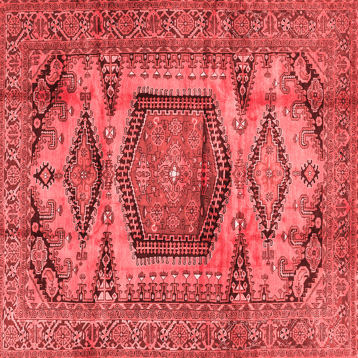 Machine Washable Persian Red Traditional Rug, wshtr3923red