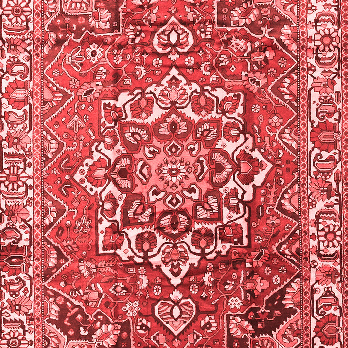 Machine Washable Persian Red Traditional Rug, wshtr3924red