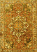 Machine Washable Persian Yellow Traditional Rug, wshtr3924yw