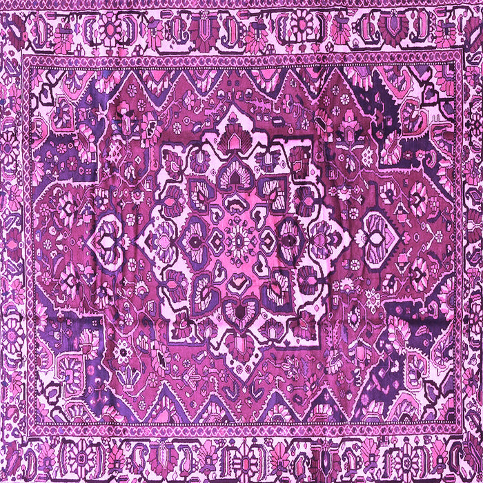 Square Persian Purple Traditional Rug, tr3924pur