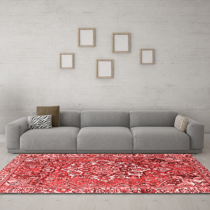 Traditional Red Washable Rugs