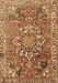 Machine Washable Persian Brown Traditional Rug, wshtr3924brn