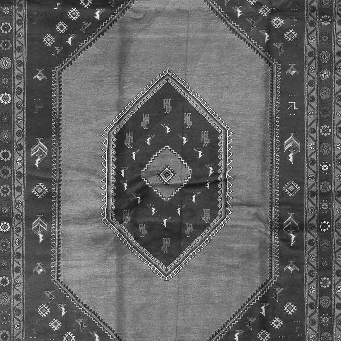 Medallion Gray Traditional Rug, tr3925gry