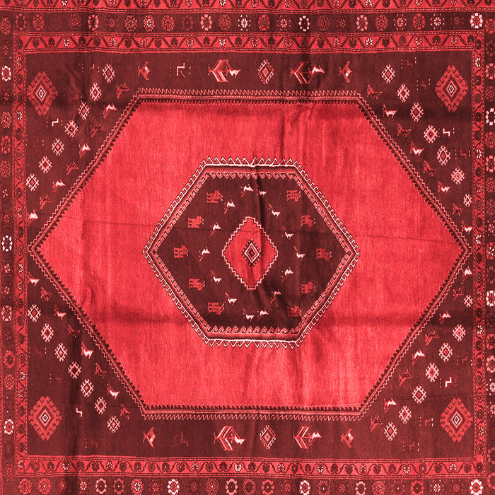 Medallion Red Traditional Rug, tr3925red
