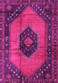 Medallion Pink Traditional Rug, tr3925pnk