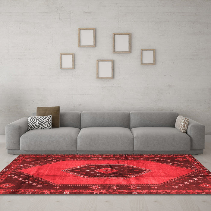 Traditional Red Washable Rugs