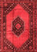 Medallion Red Traditional Area Rugs