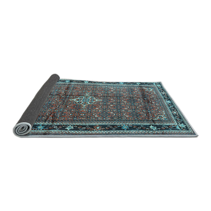 Sideview of Persian Light Blue Traditional Rug, tr3926lblu