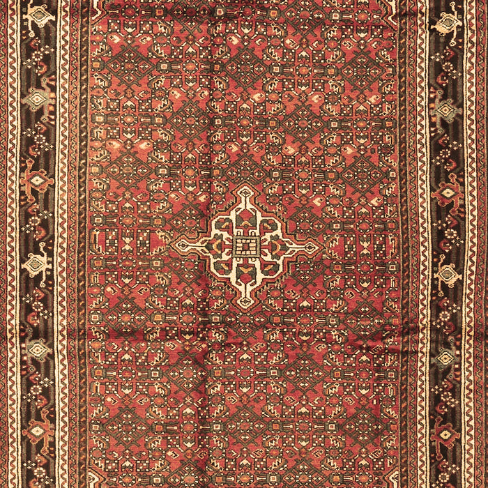 Machine Washable Persian Brown Traditional Rug, wshtr3926brn