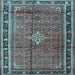 Square Persian Light Blue Traditional Rug, tr3926lblu