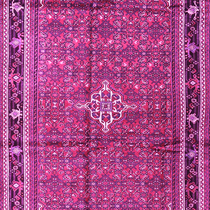 Machine Washable Persian Pink Traditional Rug, wshtr3926pnk