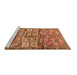 Sideview of Machine Washable Animal Brown Traditional Rug, wshtr3927brn