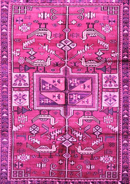 Animal Pink Traditional Rug, tr3927pnk