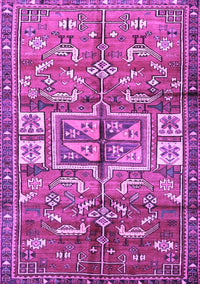 Animal Purple Traditional Rug, tr3927pur