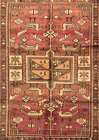 Animal Brown Traditional Rug, tr3927brn