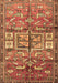 Animal Brown Traditional Rug, tr3927brn