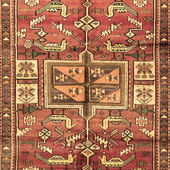 Machine Washable Animal Brown Traditional Rug, wshtr3927brn