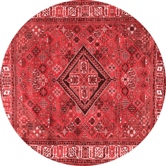 Machine Washable Persian Red Traditional Rug, wshtr3928red