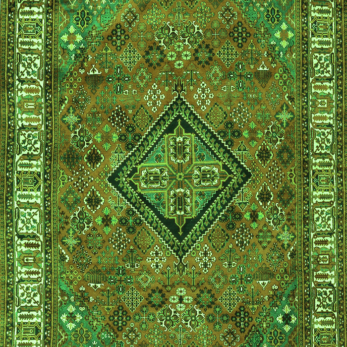 Persian Green Traditional Rug, tr3928grn