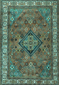 Persian Turquoise Traditional Rug, tr3928turq