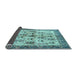 Sideview of Animal Light Blue Traditional Rug, tr3929lblu