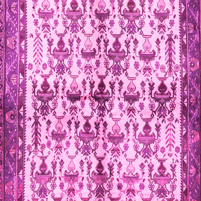 Machine Washable Animal Pink Traditional Rug, wshtr3929pnk