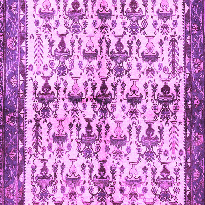 Animal Purple Traditional Rug, tr3929pur