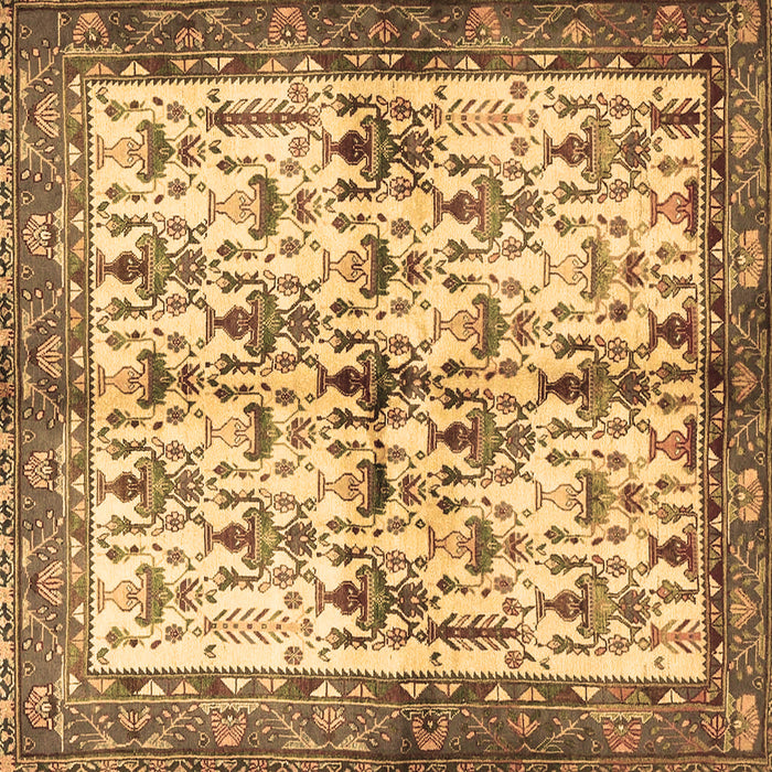Square Machine Washable Animal Brown Traditional Rug, wshtr3929brn