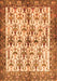 Animal Orange Traditional Rug, tr3929org