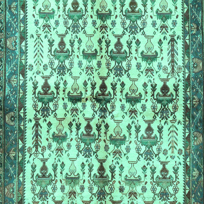 Animal Turquoise Traditional Rug, tr3929turq